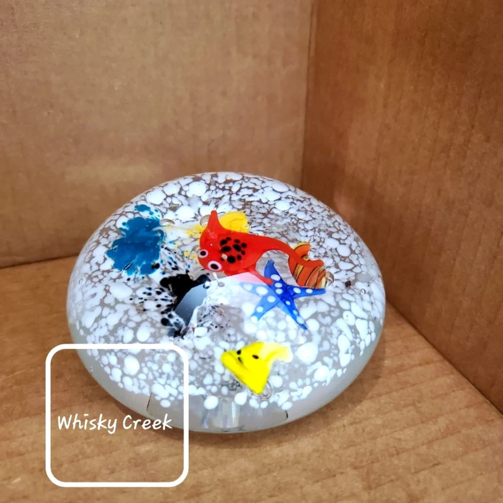 🐟 🐠 📃 🏋‍♂️ Stingray & Starfish Paperweight